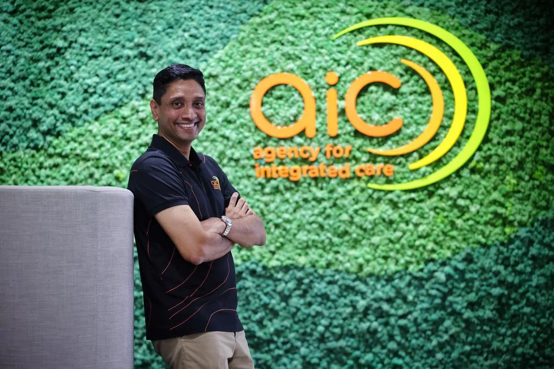 ST20240202_202400783326/jtaic/Joyce Teo/Jason Quah

Agency for Integrated Care CEO Dinesh Vasu Dash poses for a photo on Feb 2, 2024.