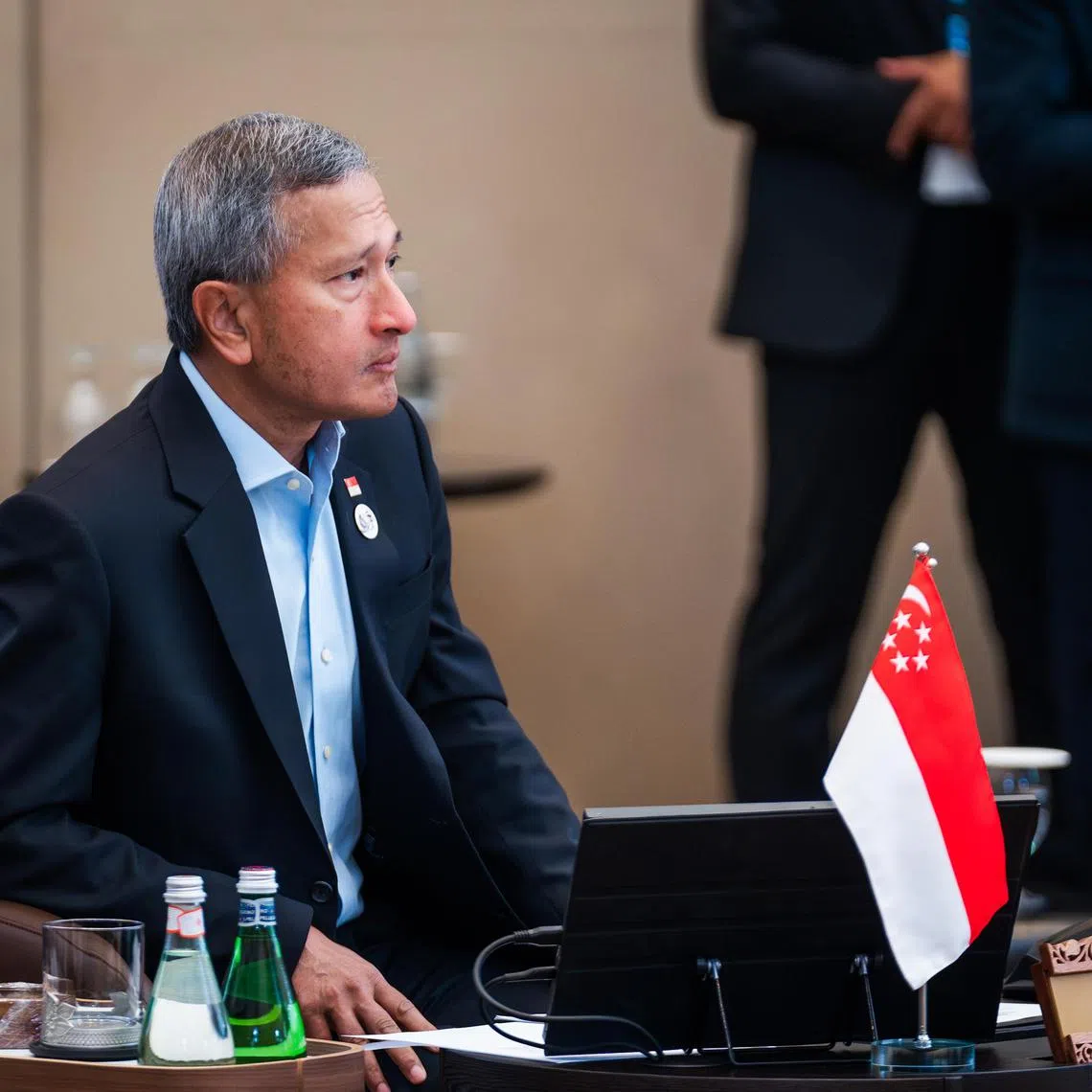 Minister for Foreign Affairs Dr Vivian Balakrishnan at the 2025 ASEAN Foreign Ministers’ Retreat, in Langkawi, Malaysia.