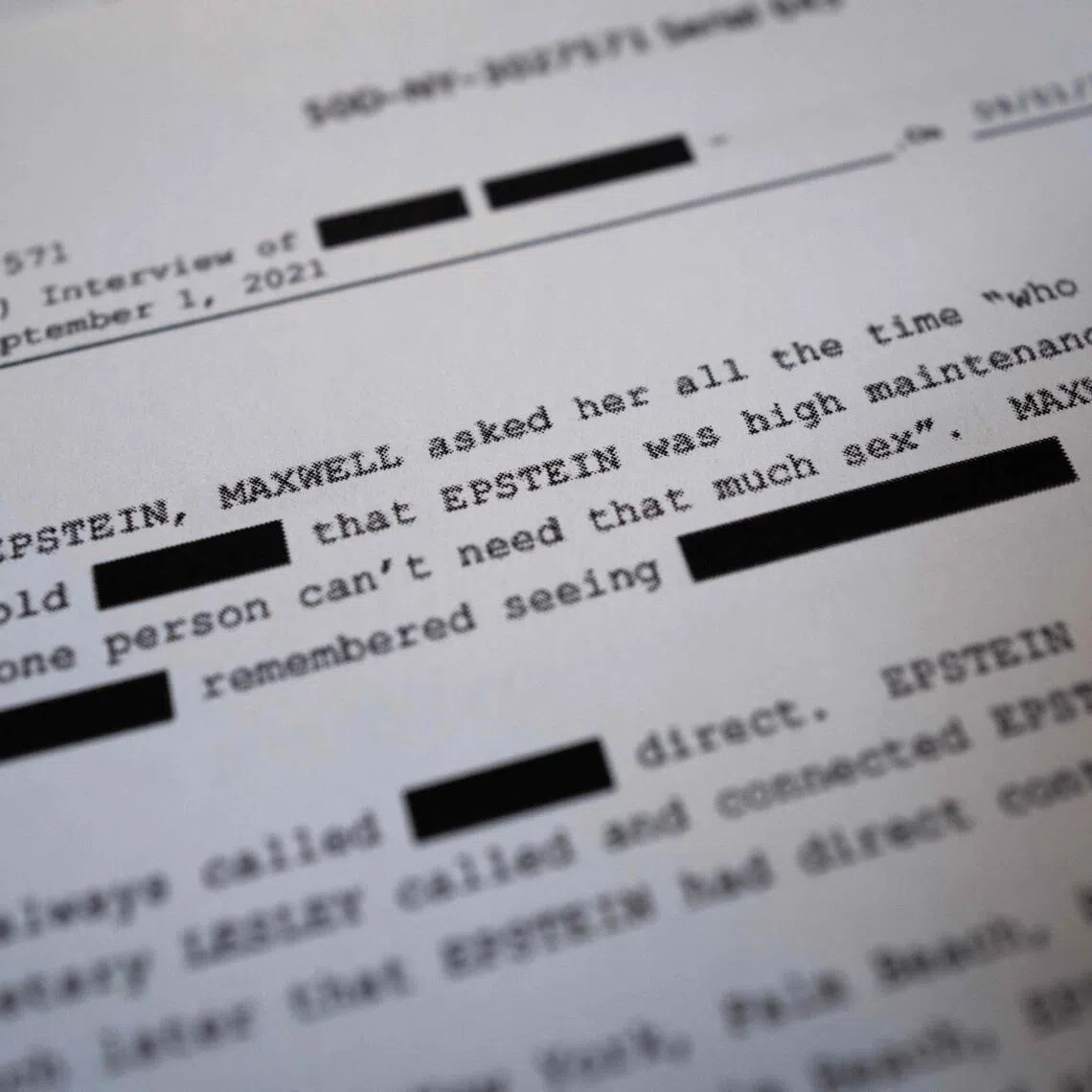 US officials were left scrambling after names of victims – who were supposed to be anonymised – were left unredacted in the released files.
