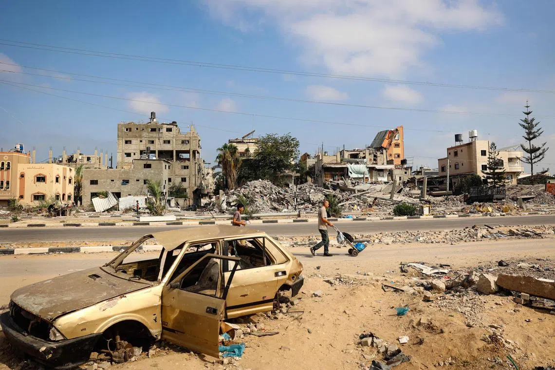 More than 137,000 buildings were affected since war erupted in the Palestinian territory eight months ago.