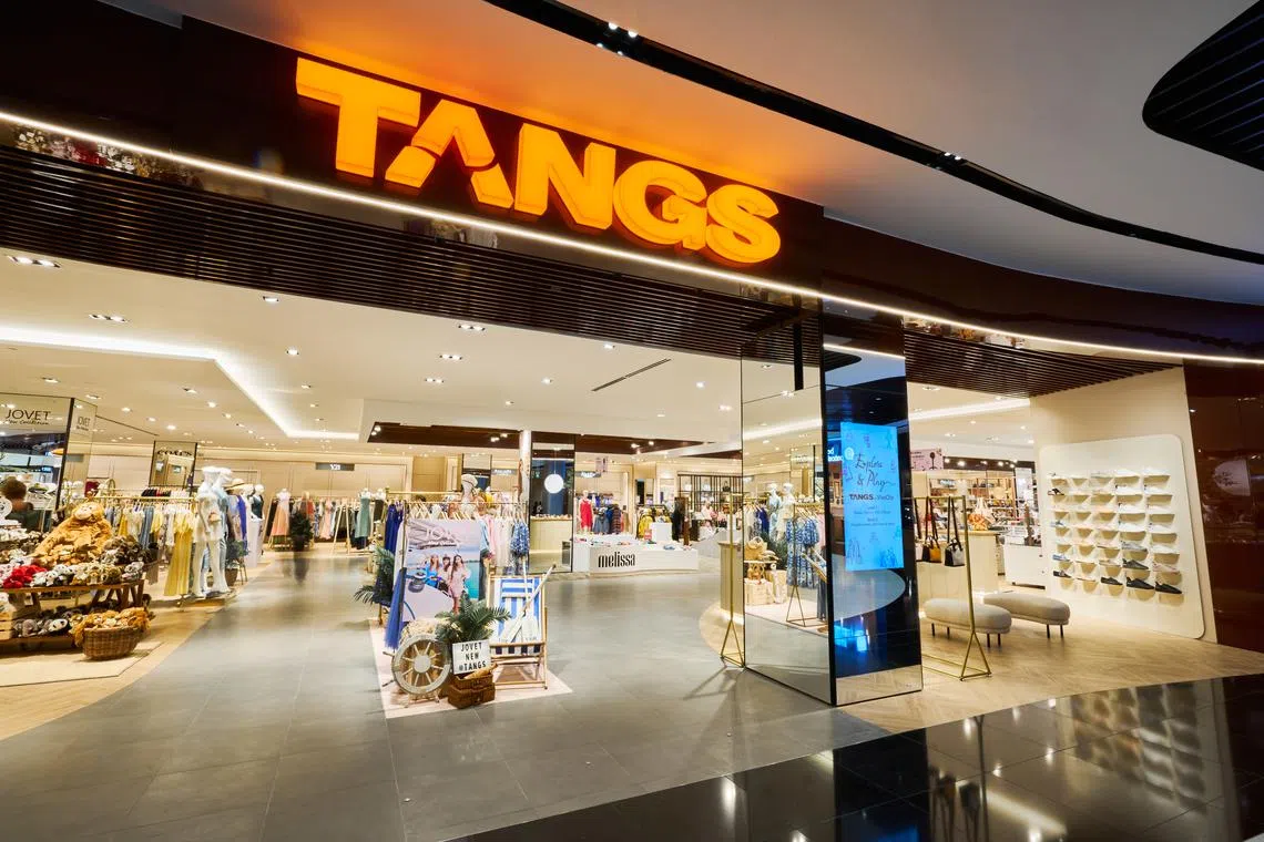 The newly renovated Tangs department store at Vivocity. 
