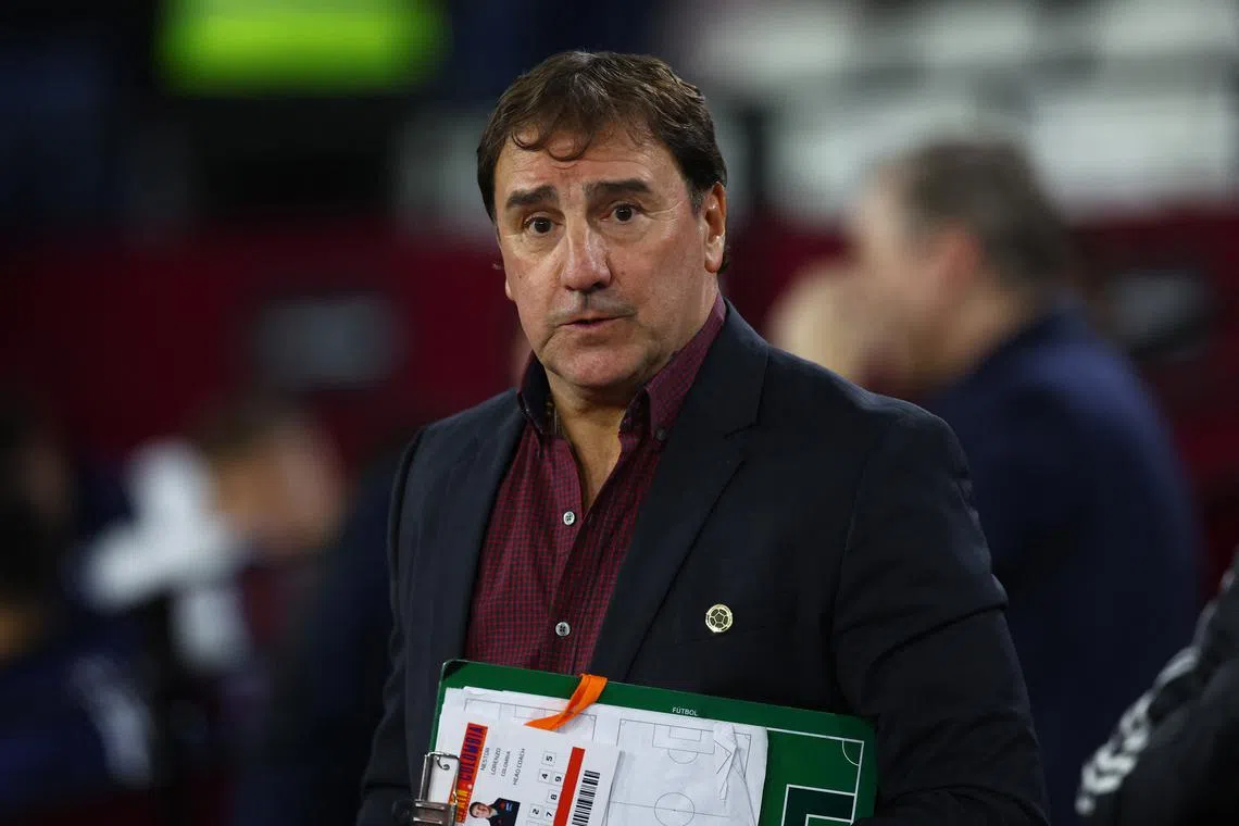 Soccer Football - International Friendly - Spain v Colombia - London Stadium, London, Britain - March 22, 2024  Colombia coach Nestor Lorenzo before the match REUTERS/Hannah Mckay