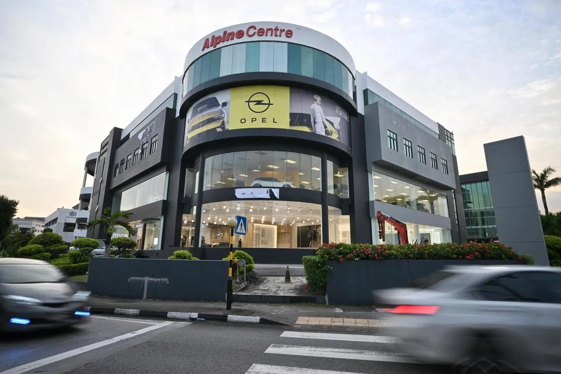 Renovation is underway to convert the Opel showroom into the new space for BYD and its luxury brand, Denza.