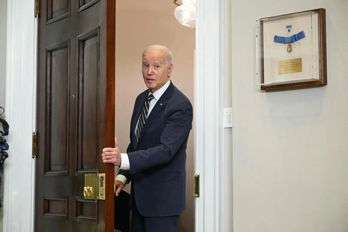 US President Joe Biden has spent the last year announcing new funding tethered to his signature pieces of legislation.