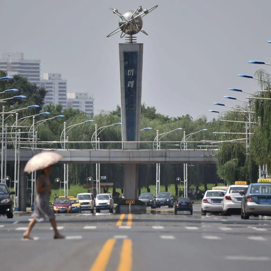 State media KCNA said workers are "concentrating all efforts on protecting early-season crops from the drought".