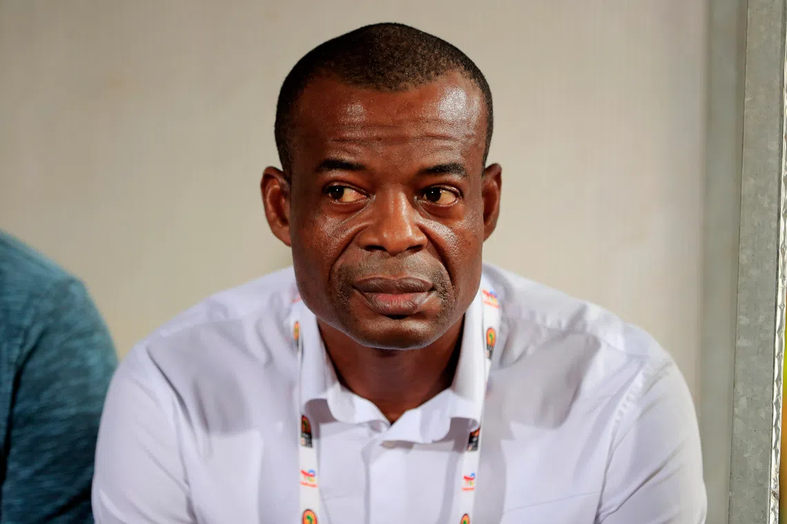 Soccer Football - Africa Cup of Nations - Round of 16 - Mali v Equatorial Guinea - Limbe Omnisport Stadium, Limbe, Cameroon - January 26, 2022 Equatorial Guinea coach Juan Micha before the match REUTERS/Thaier Al-Sudani