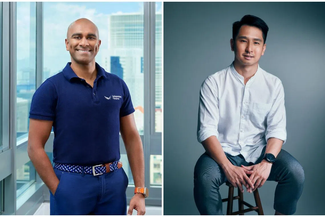 Mr Lasanka Perera (left) said the move will encourage a wider adoption of digital assets, while Mr Gerry Eng said the measures should ultimately reduce excessive speculation.