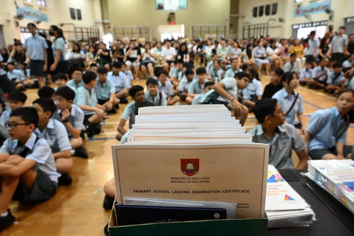 Anxious parents still see top scores as the surest way into elite secondary schools that they view, rightly or wrongly, as providing a better education, says the writer.