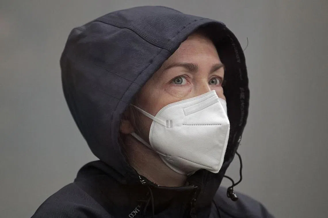 Radio Free Europe/Radio Liberty (RFE/RL) journalist Alsu Kurmasheva, who holds Russian and U.S. citizenship, attends a court hearing after being detained on suspicion of failing to register as a \"foreign agent,\" in Kazan, Russia October 20, 2023. REUTERS/Alexey Nasyrov/File Photo