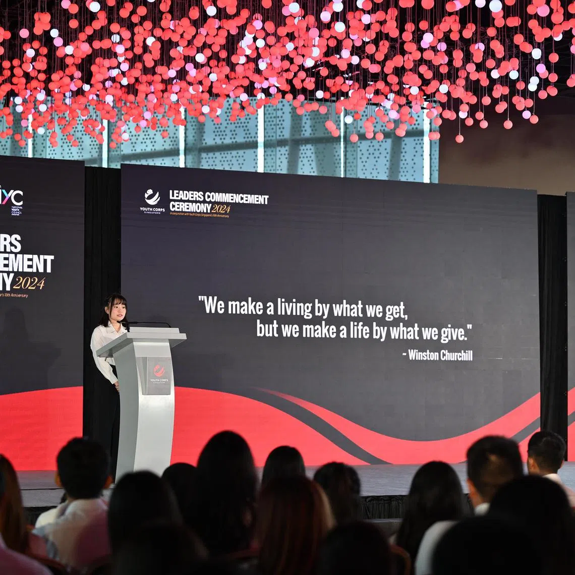 gryouth - Photos of Erina Oh at the Youth Corps Leadership Programme Commencement Ceremony on 30 March 2024.

Photo: Youth Corps Singapore