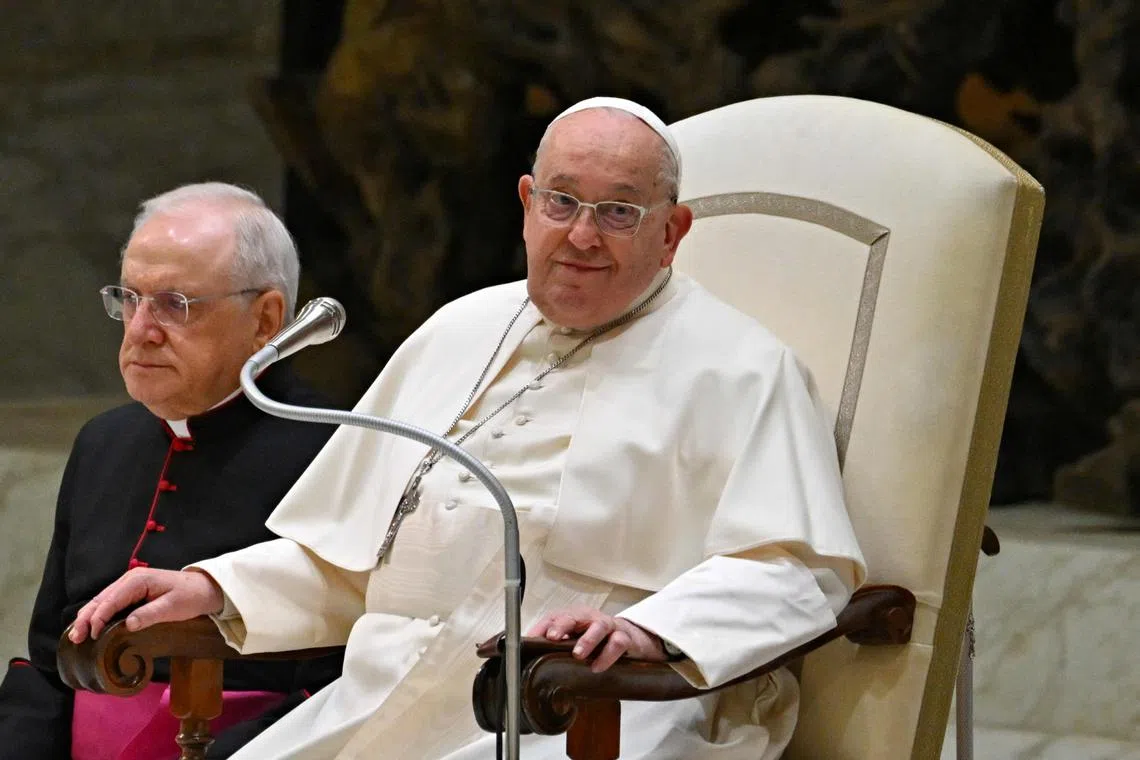 Pope Francis needed supplemental oxygen and blood transfusions, Vatican officials said on Feb 22.