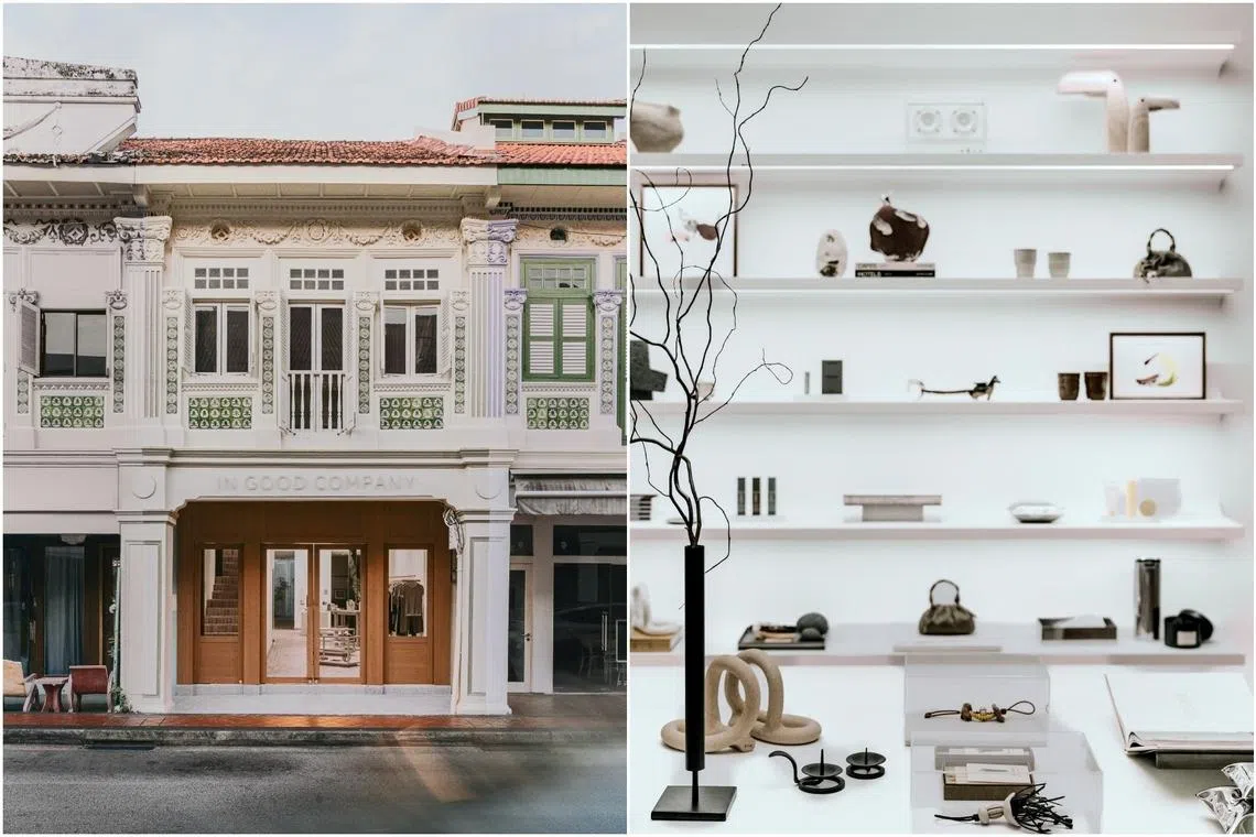 Local brand In Good Company opened at a three-floor shophouse in late June.