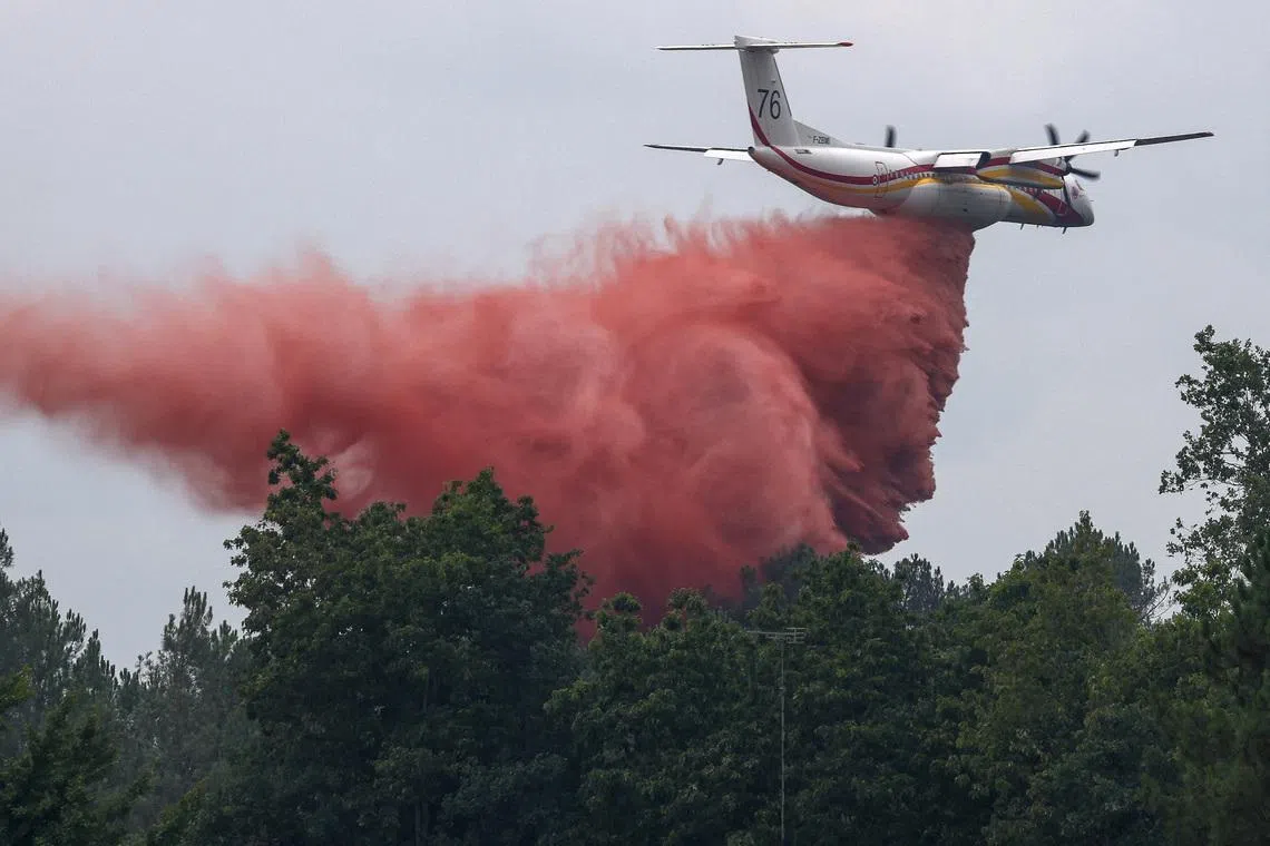 France is going through an unprecedented wildfire season.