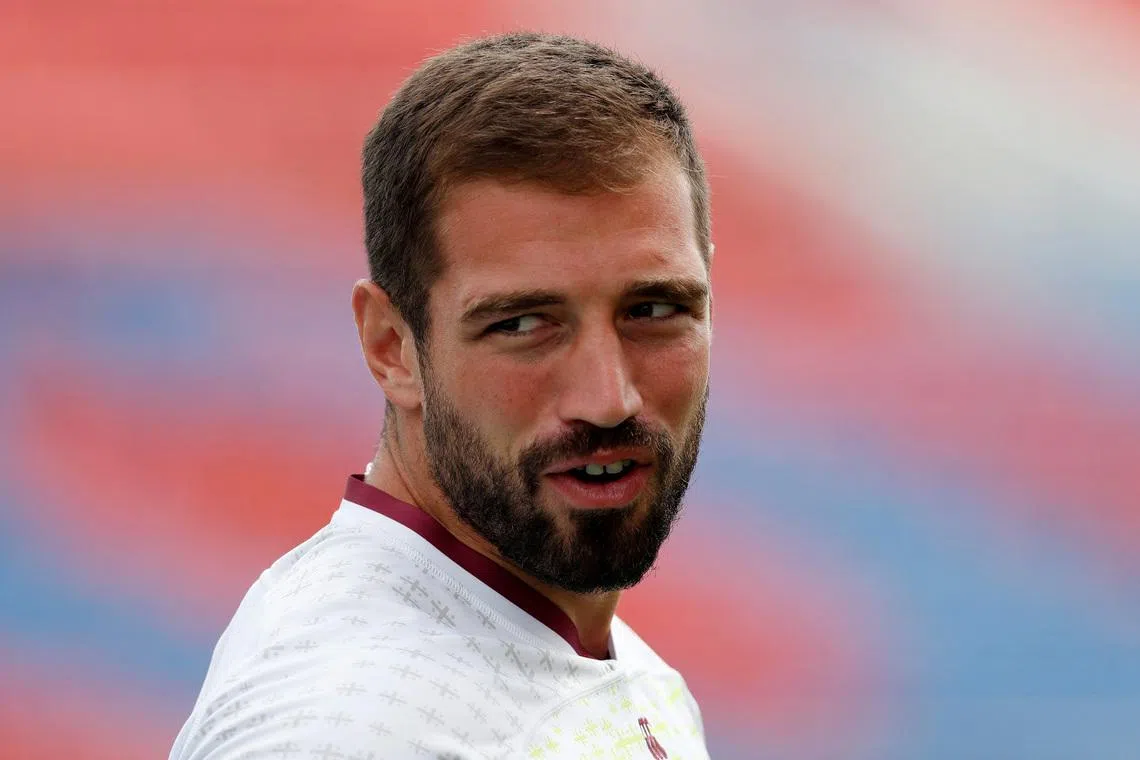 Rugby Union - Rugby World Cup 2019 - Georgia Captain's Run - Hanazono Rugby Stadium in Osaka, Japan, October 2, 2019. Georgia's Merab Sharikadze during the Captain's Run.  REUTERS/Issei Kato