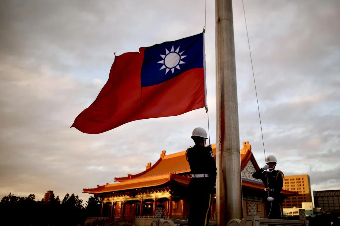 China claims Taiwan as part of its territory, and has never renounced the use of force to try to bring the self-ruled island under its control. 