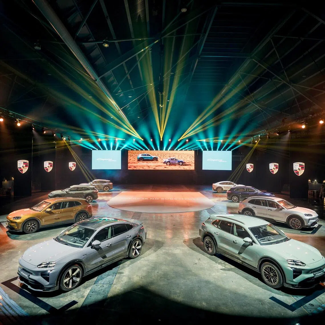 The Porsche Cayenne Electric range was launched at the Singapore Expo on July 29.
