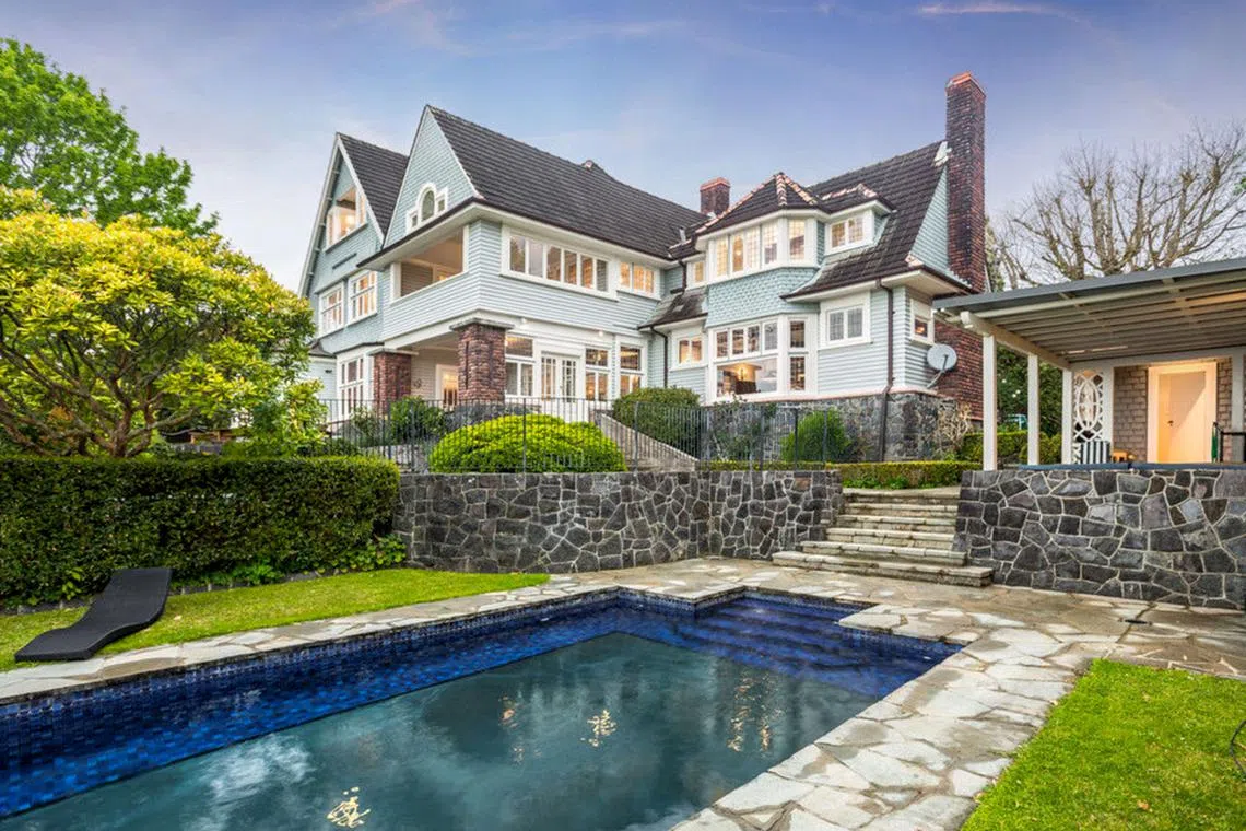 This 100-year-old mansion sitting on more than 5000 sqm land in Auckland’s affluent suburb of Remuera has a capital value of NZ$31 million.