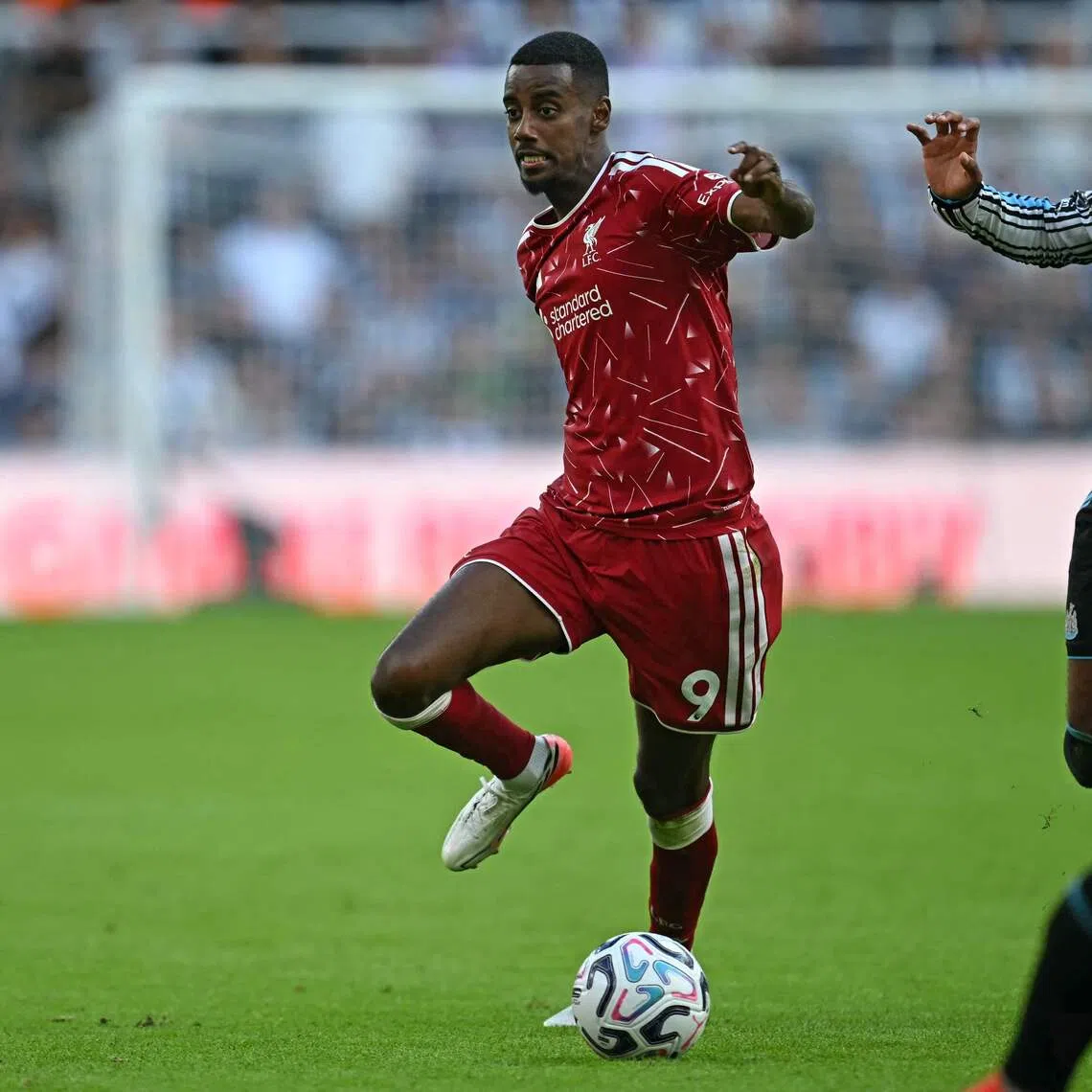 Liverpool’s Swedish striker Alexander Isak during the English Premier League football match between Newcastle United and Liverpool in England on Aug 23.