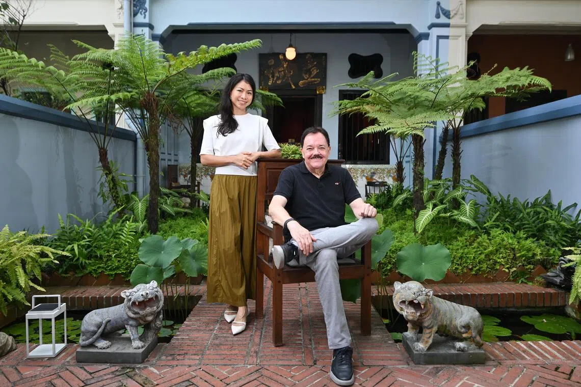 Richard Helfer is a longtime resident of Emerald Hill, moving into his house in 1989. He is president of the Emerald Hill Conservation Association, while his neighbour Deborah Yeo is the secretary.