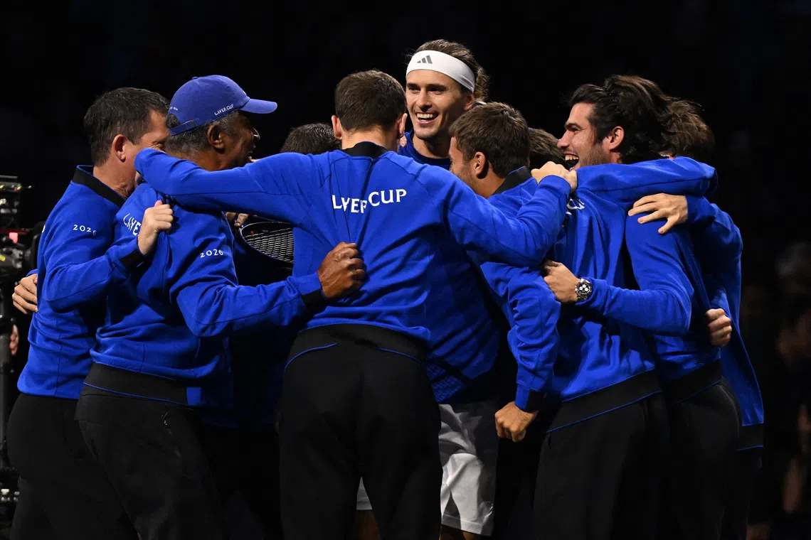 Staff Europe cruise previous Staff World to win sixth Laver Cup title