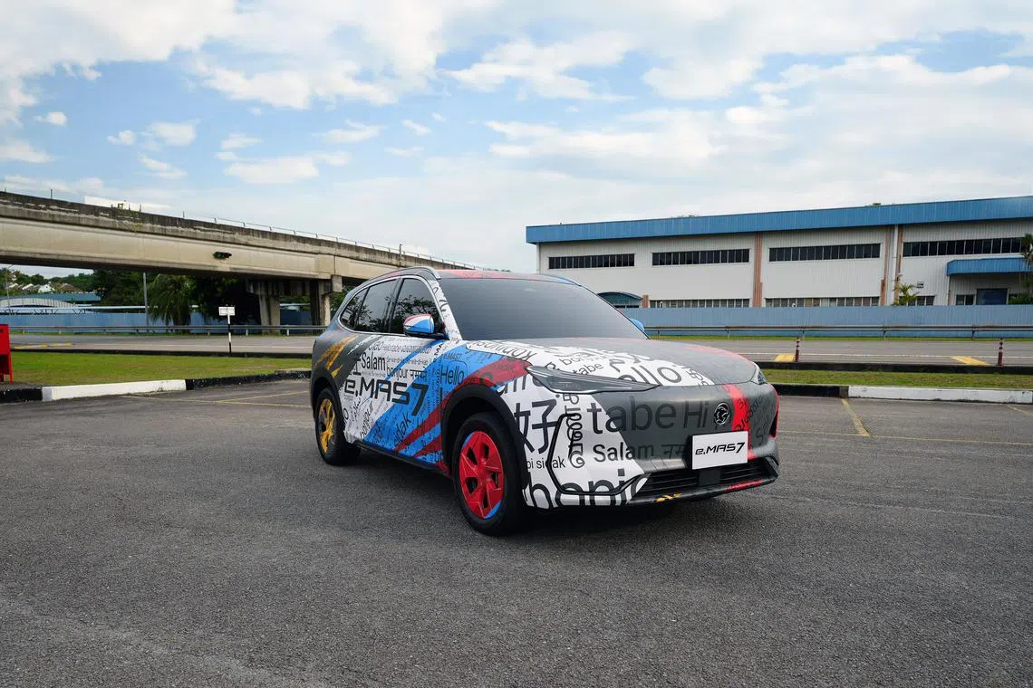 Proton's first electric vehicle, e.MAS 7, is slated to go on sale in December 2024.

CREDIT: PROTON