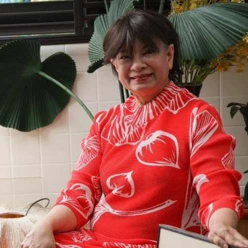 (Clockwise from top left) Artist Karen Hoisington, Batik artist Ika Zahri Sarkasi, photographer Chua Yang and artist Lim Hock Ann.