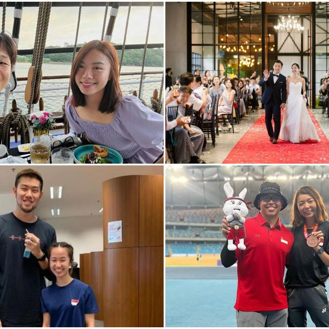 In a Valentine’s Day special, The Straits Times’ sports desk talks to four athlete couples about their relationship, lovey-dovey moments and shared love for sport.