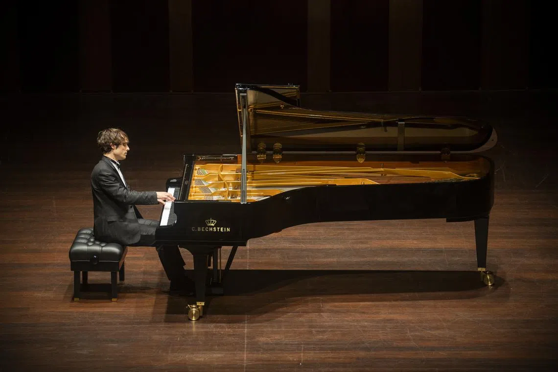 Pianist Ilya Rashkovskiy played Mozart's technically taxing Sonata In A Minor with unusual clarity. 