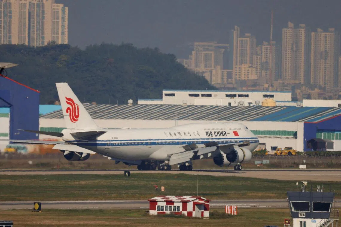 Air China, China Eastern Airlines and China Southern Airlines posted combined first-half net losses of about 8.2 billion yuan (S$1.55 billion).