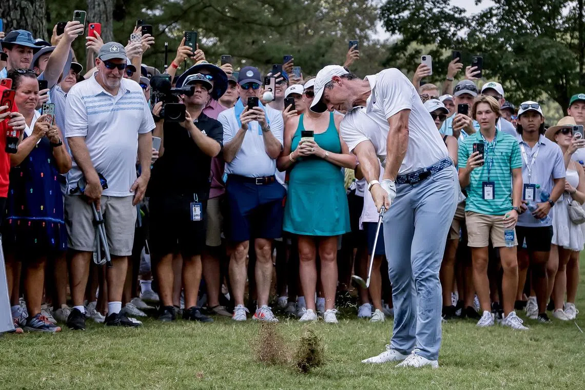 McIlroy said this week his back was “90, 95 per cent” and doesn’t limit him.