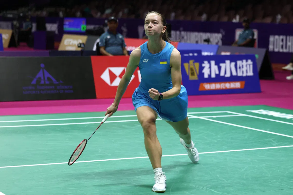 Ukrainian shuttlers voice pain of war at World Championships