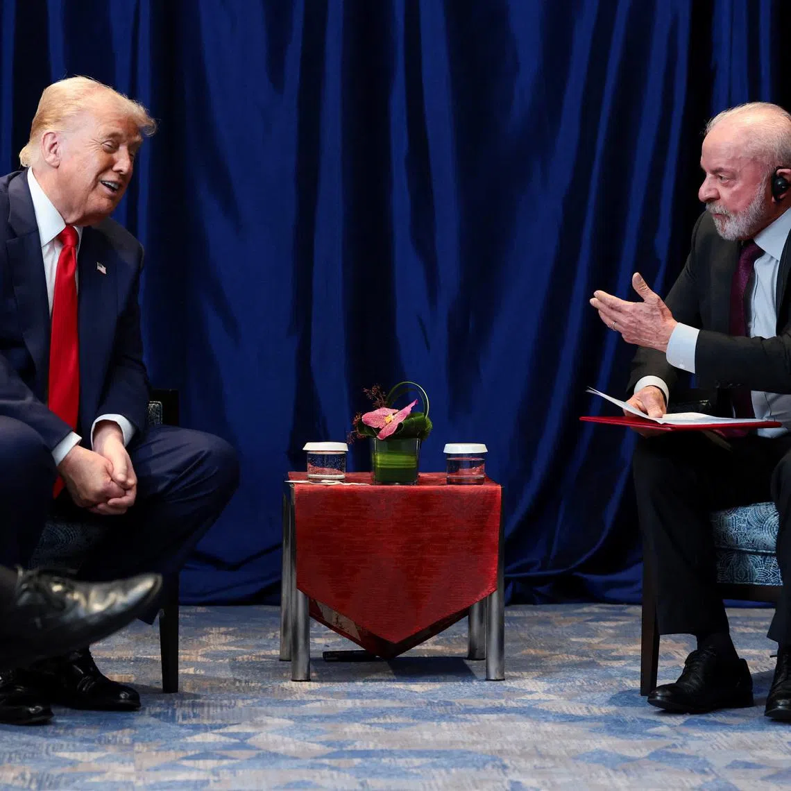 US President Donald Trump (left) and Brazilian President Luiz Inacio Lula da Silva will meet at the White House on May 7.