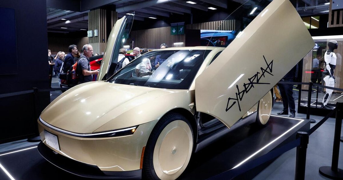 Selbstfahrendes Tesla Cybercab auf Asientour in Singapur