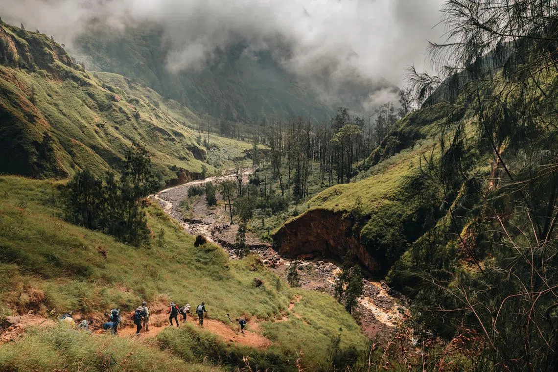 Mount Rinjani in Lombok, Bali