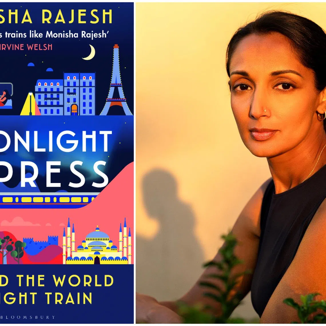 Moonlight Express: Around The World By Night Train by Monisha Rajesh takes the reader on a journey on sleeper trains throughout the world.