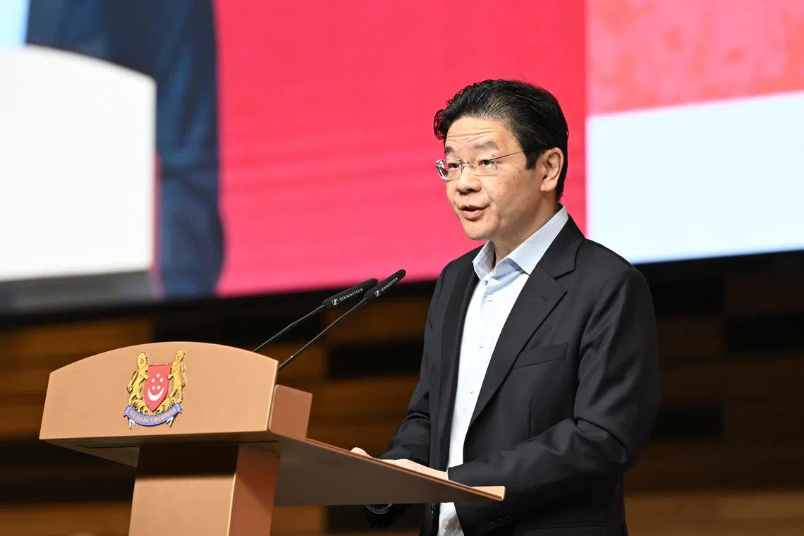 Prime Minister Lawrence Wong speaking at SGLaw200 Youth Forum 2026