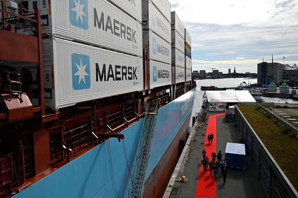 The move comes despite slowing demand for container shipping and plans by Maersk to cut its investment plans in 2023 and 2024.