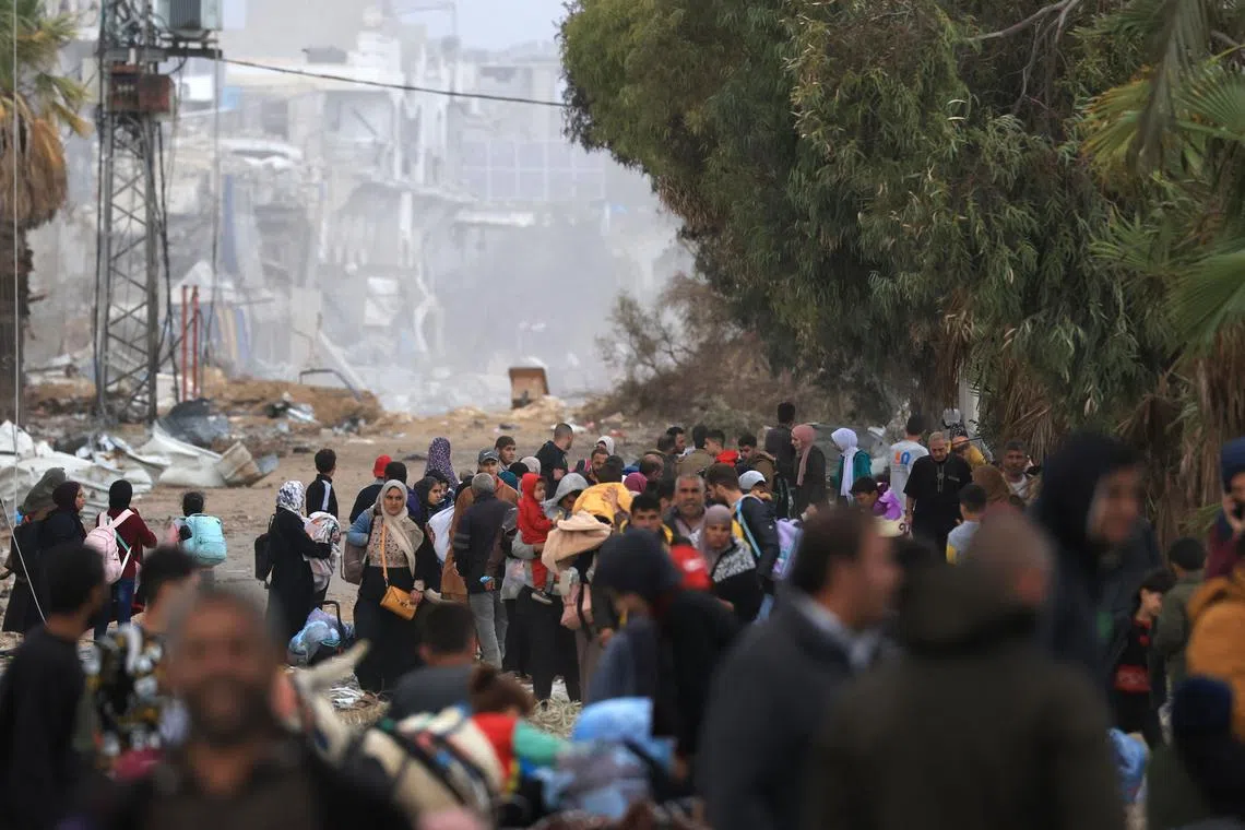 Gaza’s traumatised population has been on the move since the start of the war, sheltering in hospitals or trudging from the north to the south.