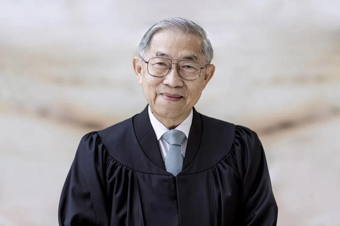 Justice Chao Hick Tin has been appointed alongside nine other individuals to the council for a three-year term with effect from Sept 15.