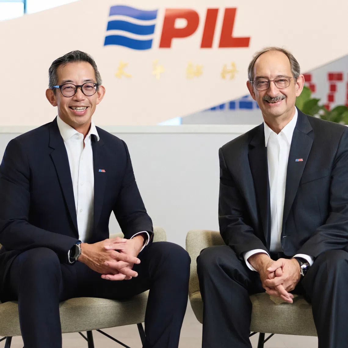 Wan Chee Foong (left), appointed deputy CEO of PIL, will succeed Lars Kastrup as CEO in April 2027.