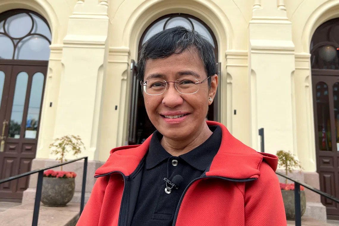 Limit AI now or humanity will lose its agency, says Nobel laureate Ressa