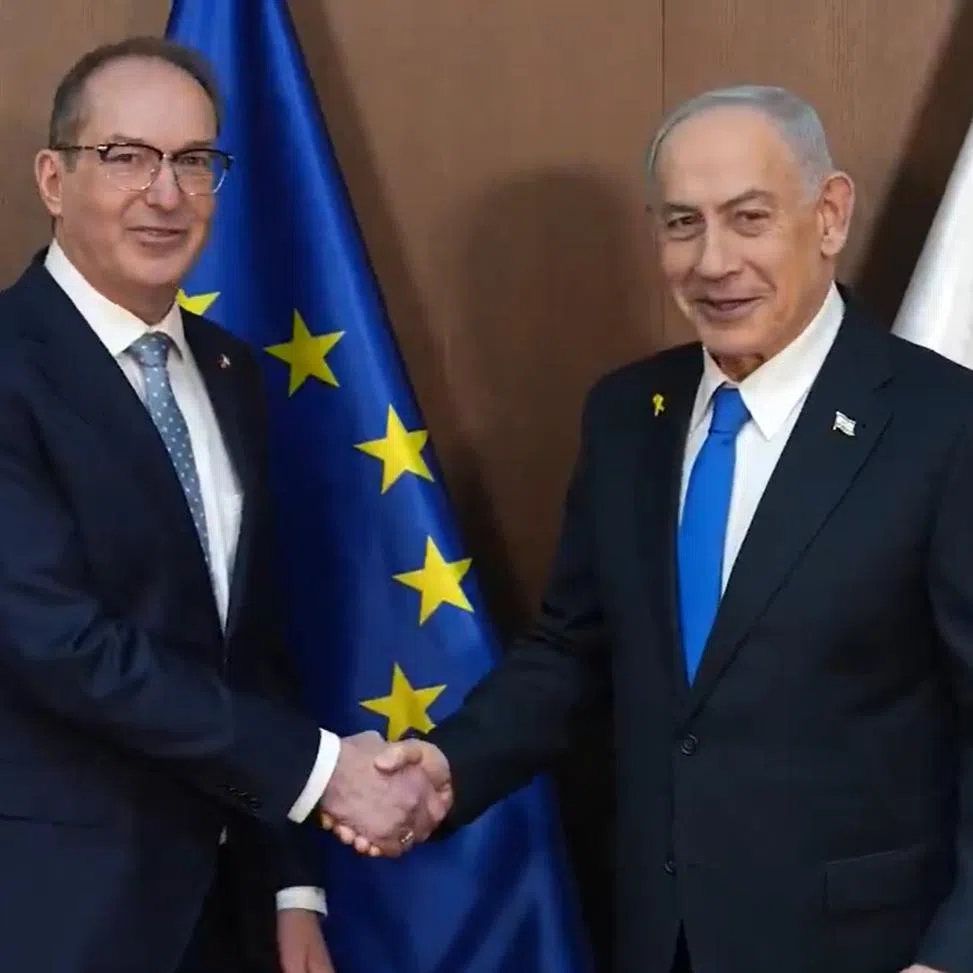 The declaration was signed by Israeli Prime Minister Benjamin Netanyahu (right) and German Interior Minister Alexander Dobrindt.