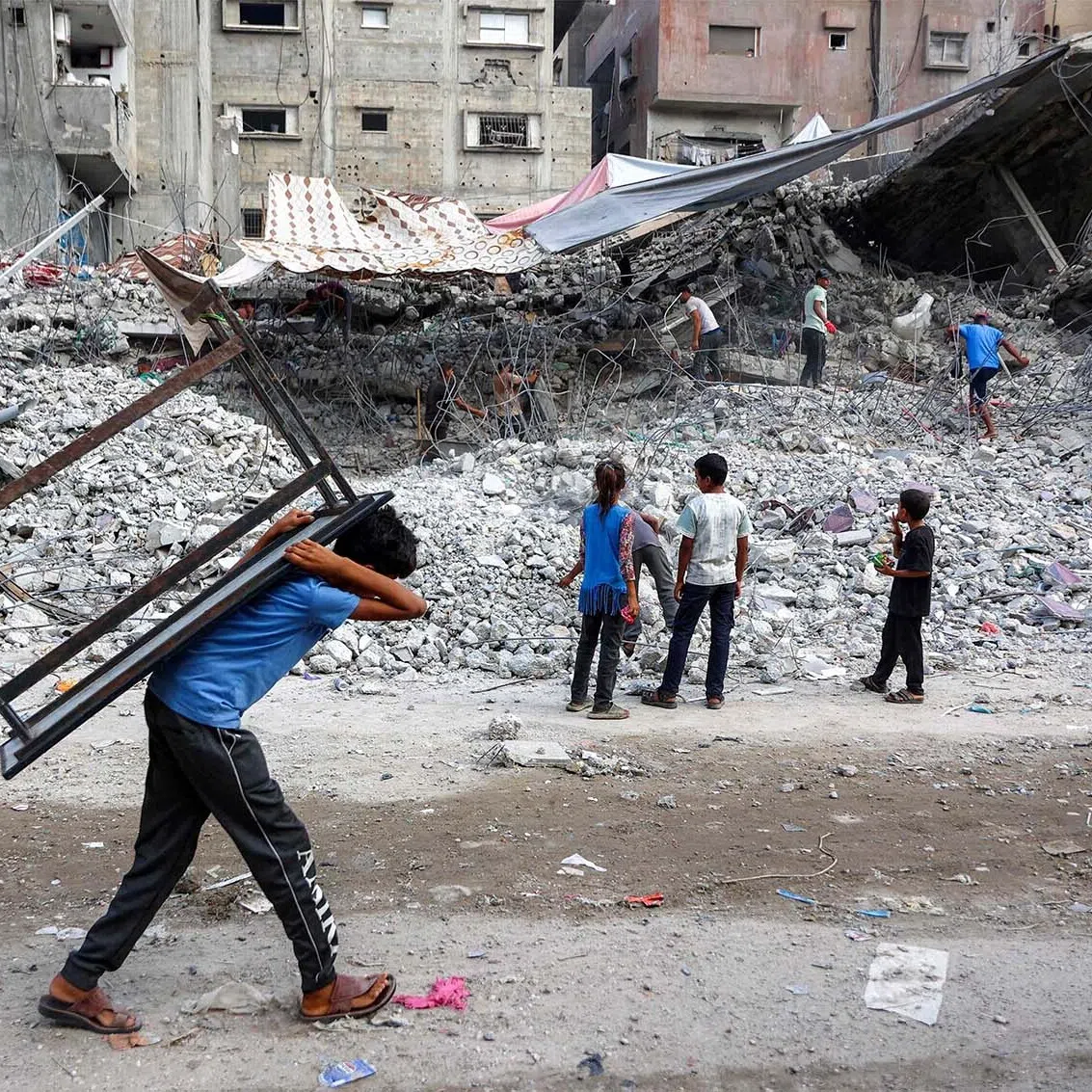 In the devastated, Israeli-occupied Palestinian territory, “rubble is not just construction waste”, the expert insisted.