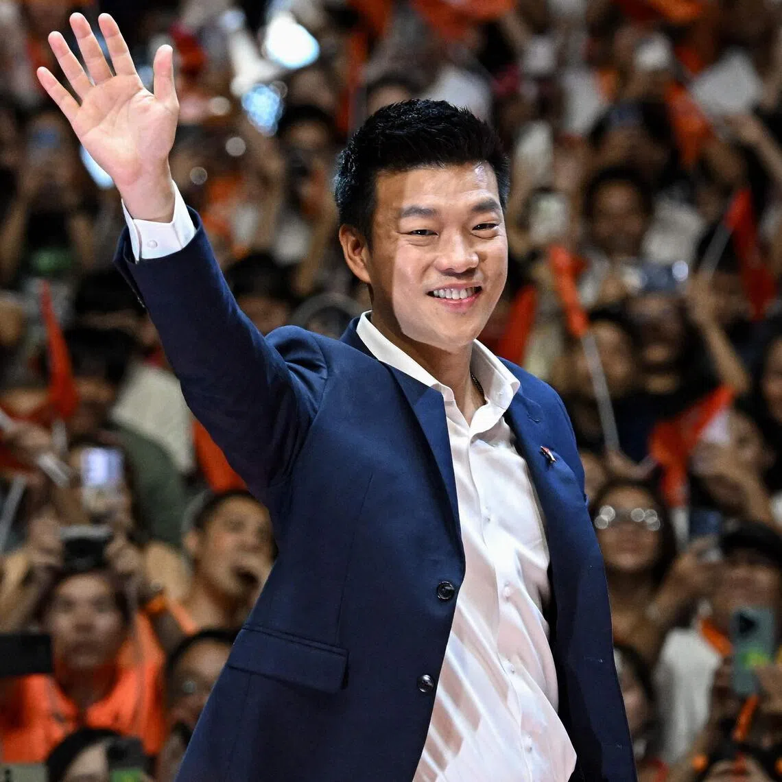 Mr Natthaphong Ruengpanyawut, the People’s Party’s 38-year-old leader, is a top contender for prime minister.
