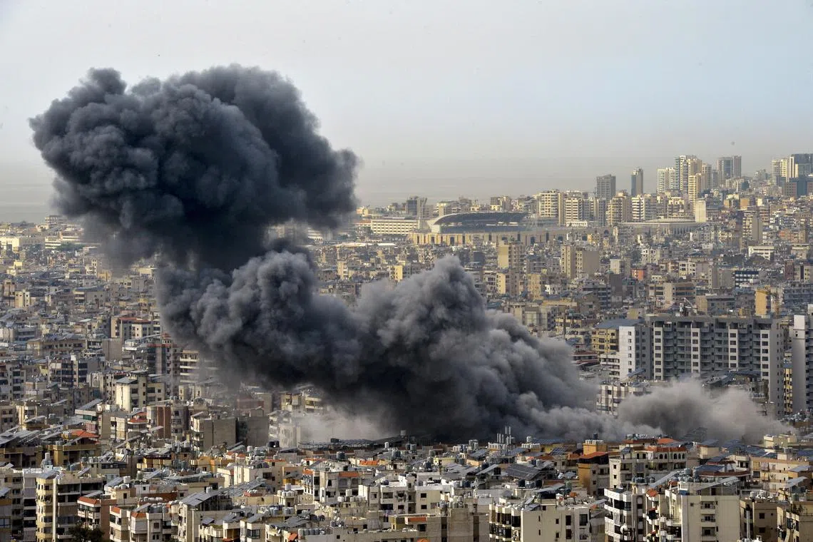 Israel bombed Beirut for the first time during the fragile four-month-old truce with Hezbollah.