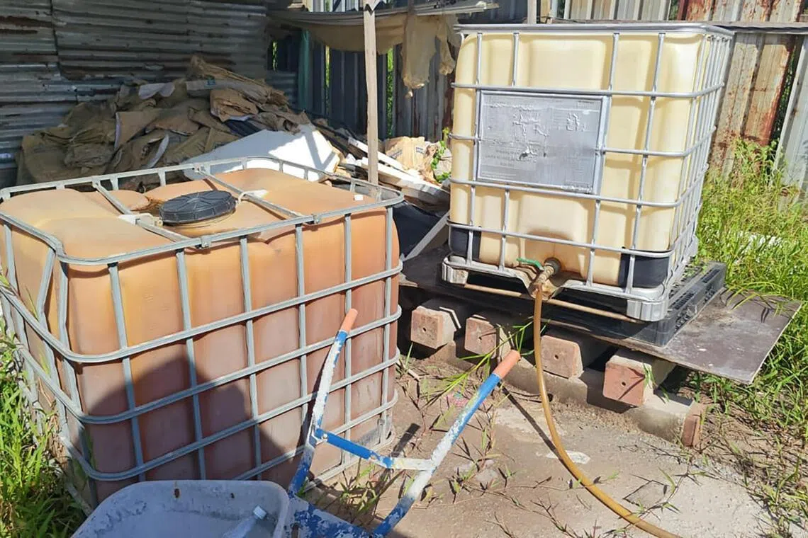 Malaysian developer Ryan Lim now needs 3,000 litres of industrial diesel in May, up from 1,000 litres previously, stored in plastic tanks to cope with the fuel price hike linked to the Iran war.