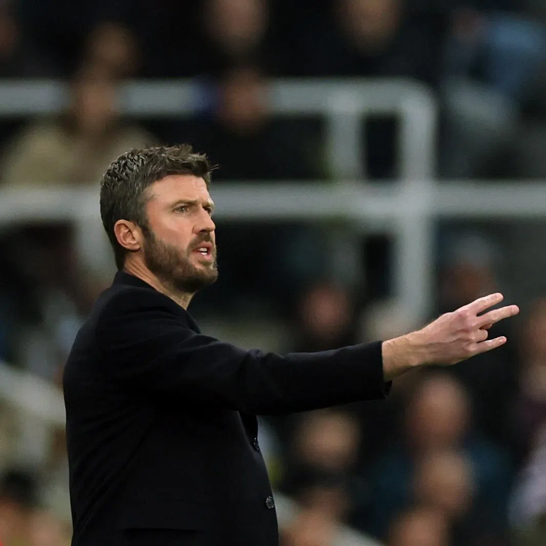 Soccer Football - Premier League - Newcastle United v Manchester United - St James' Park, Newcastle, Britain - March 4, 2026 Manchester United manager Michael Carrick reacts Action Images via Reuters/Lee Smith