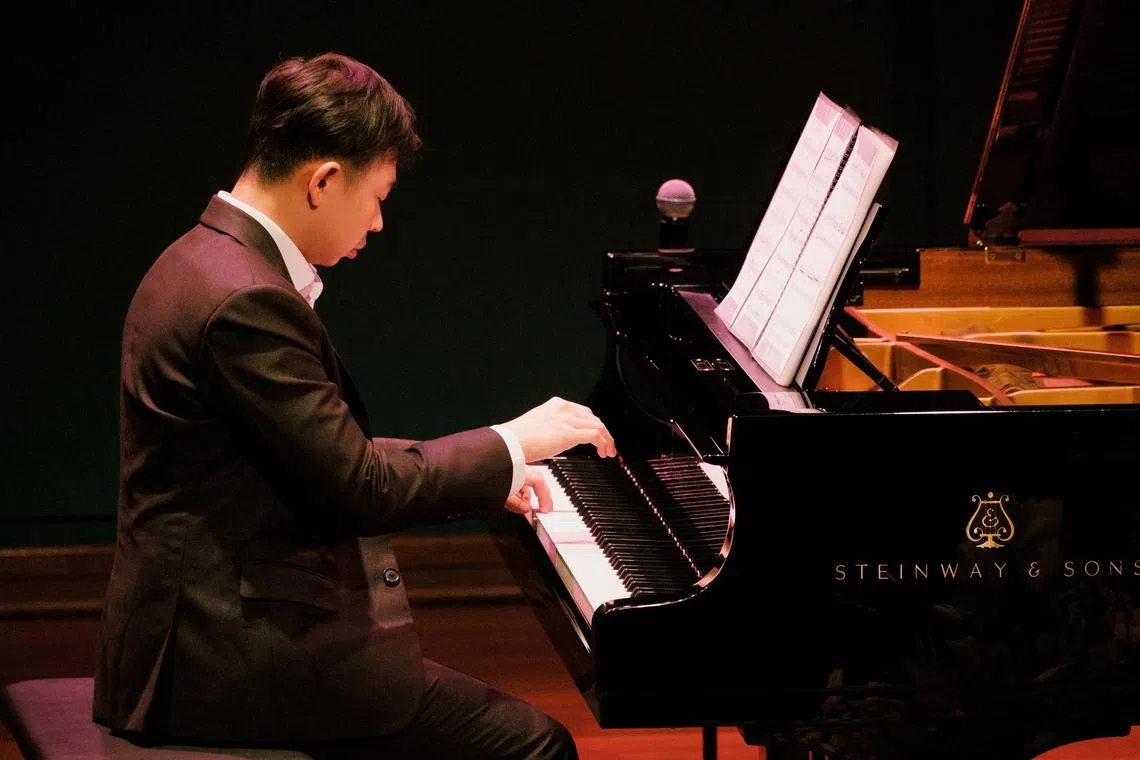 Pianist Mervyn Lee at the Ripples recital.