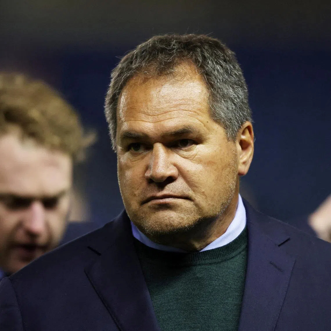 New Zealand's All Blacks named Dave Rennie to replace Scott Robertson who was sacked midway through a four-year contract.