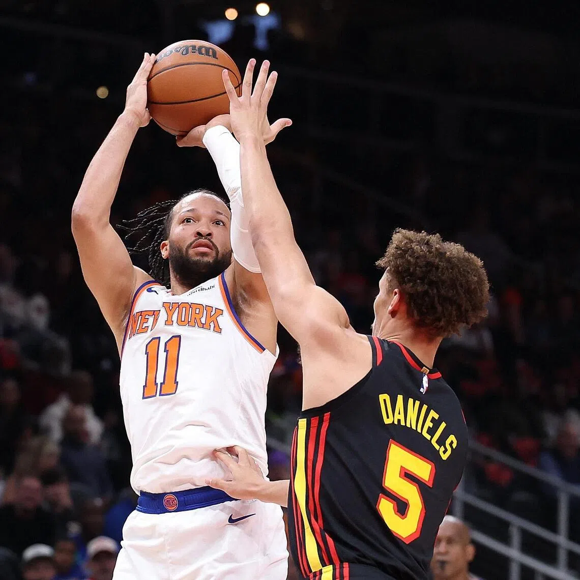 Jalen Brunson is the New York Knicks' leading scorer with 26 points per game in the NBA. 